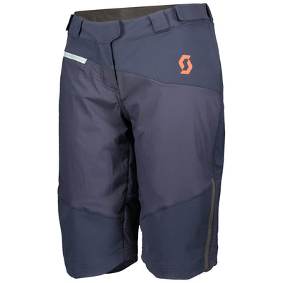 Pantalón Corto MTB Scott Trail Storm Alpha Mujer Blue Nights/Cloud Blue