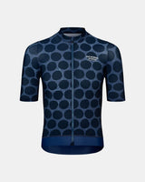 Pas Normal Studios Essential Uomini's Short Sleeve Jersey Dot Buio Navy