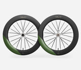 Oquo Road Wheelset RA80LTD CS Shimano HG Racing Green Matt