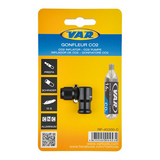 VAR CO2 Cartridge Adapter Svart