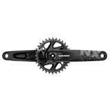 Sram NX X-Sync 2 Eagle Dub Fatbike 4" DM 30t 11/12s Kurbelgarnitur Ohne Innenlager 175mm Schwarz