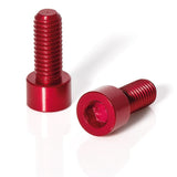 2 Viti Esagonali Portaborraccia BC-X02 Alluminio M5x17mm Rosso