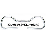 Ergotec Contest Comfort Ohjaustanko 570mm Nousu 42mm 3º Alumiini Hopea Anodisoitu