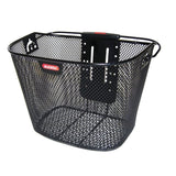 Klickfix Narrow Mesh Front Basket Adapter 16L Black