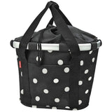 Klickfix Reisenthel BikeBasket City Torba Przednia 15L 35x28x26cm Black/White Dots