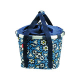 Bolsa Manillar Klickfix Floral 1 15L 35x28x26cm Azul
