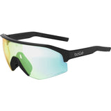Sonnenbrille Bolle Lightshifter Schwarz Matt Linse Phantom Hellgrün Photochrom
