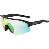Sonnenbrille Bolle Lightshifter XL Schwarz Matt Linse Phantom Hellgrün Photochrom
