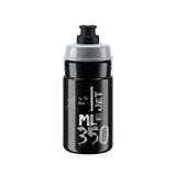 Láhev Elite Jet Černá/Logo Šedá 350ml