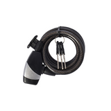 Lucchetto a Cavo OXC KeyCoil12 12x1500mm Nero