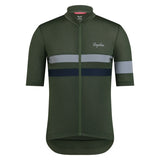 Rapha Brevet Lightweight Jersey Homem Olive/Navy